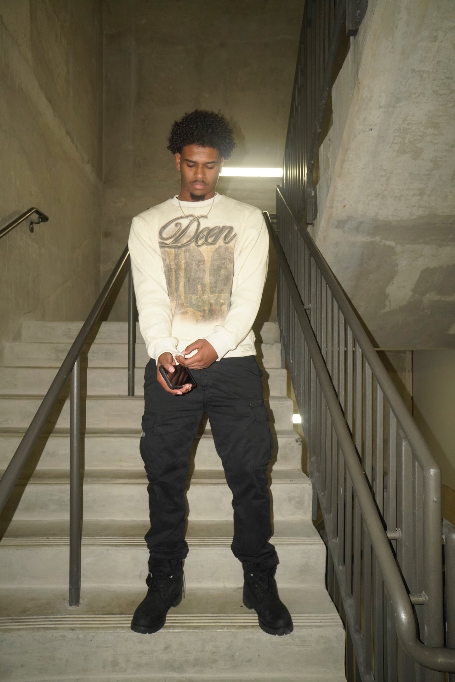 Cream 'Serenity' Full Sleeve Thermal