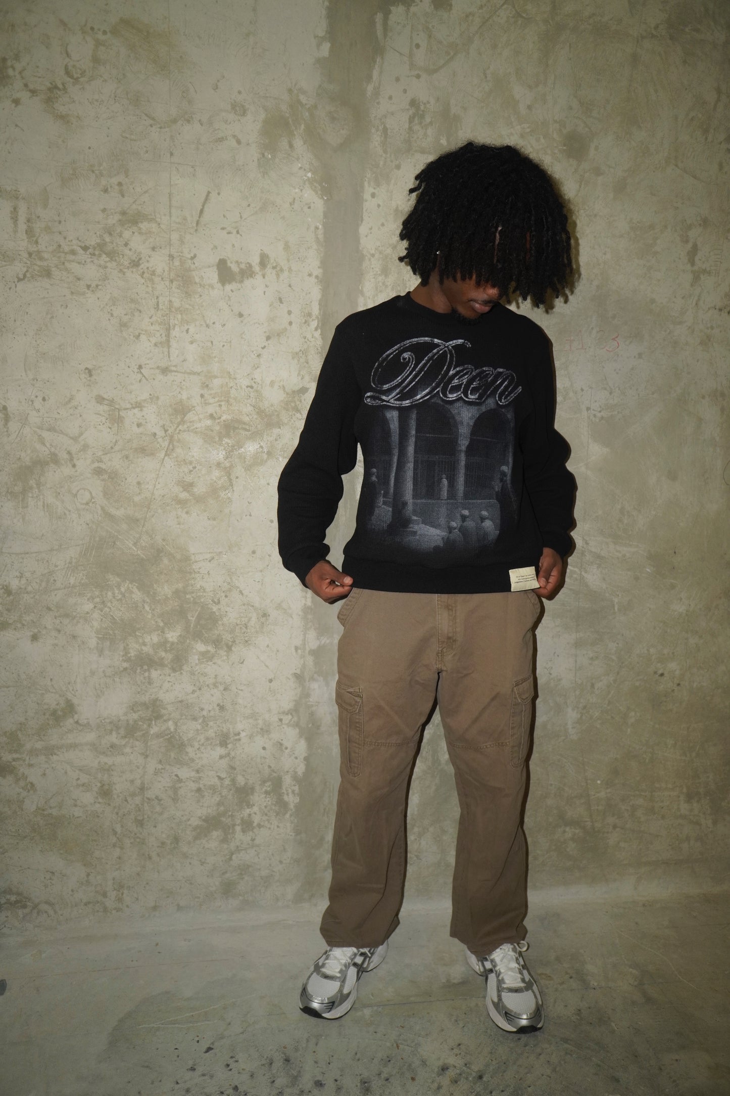 Black 'Serenity' Full Sleeve Thermal